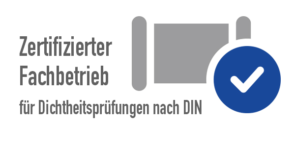 Logo DIN 1610 Dichtheitsprüfung Schramm